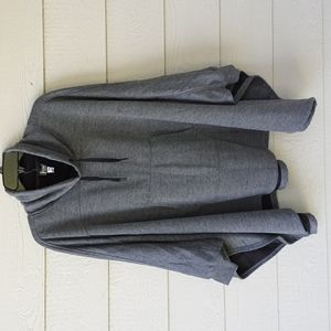 FELINA Oversized Grey Poncho Sweatshirt One Size